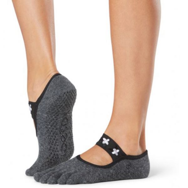 Calcetín Mia - grip socks in pansy